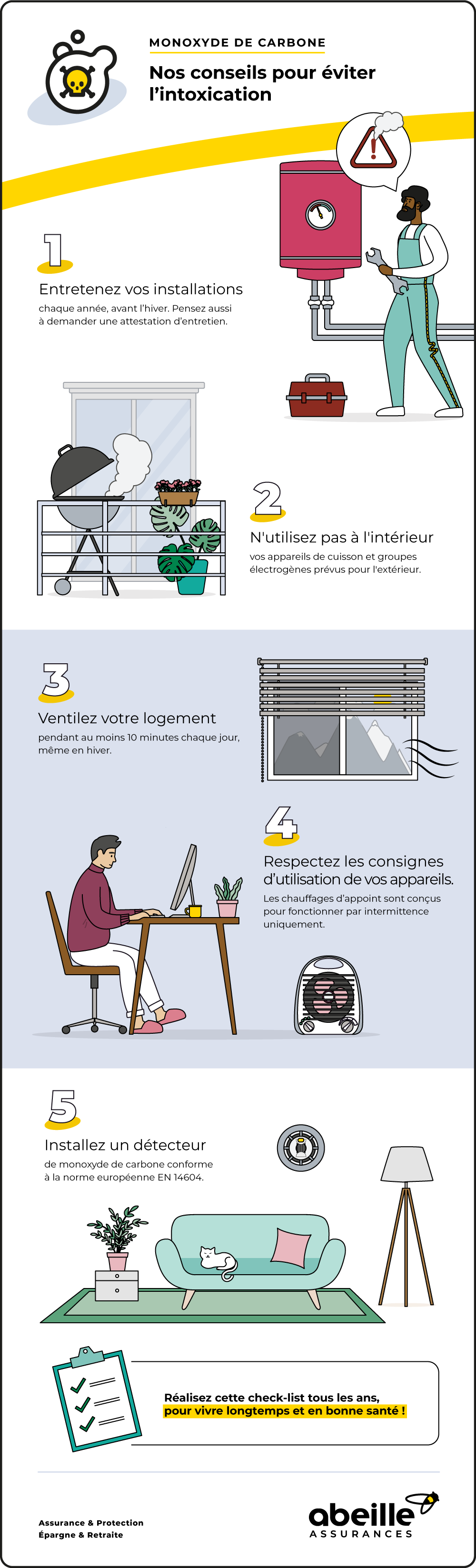 Comment éviter l’intoxication au monoxyde de carbone ? – Abeille Assurances Comment éviter l’intoxication au monoxyde de carbone ? – Abeille Assurances