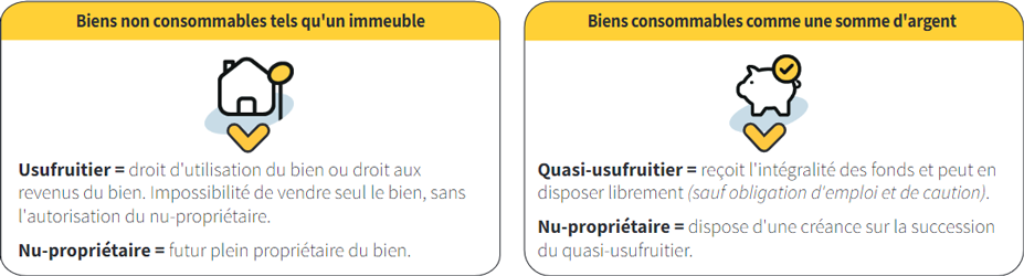 Démembrement clause bénéficiaire : biens non consommables et consommables – Abeille Assurances