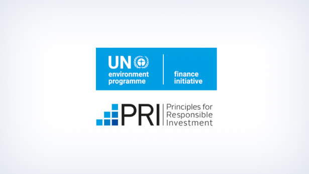 Logo PRI – Principles for Responsible Investment – UN environment programme – finance intiative